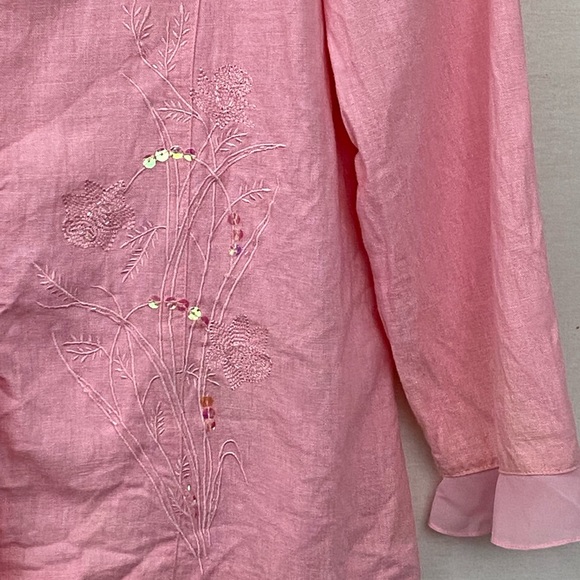 Vintage Barbie Pink Linen Dress & Blazer Set - Picture 7 of 16